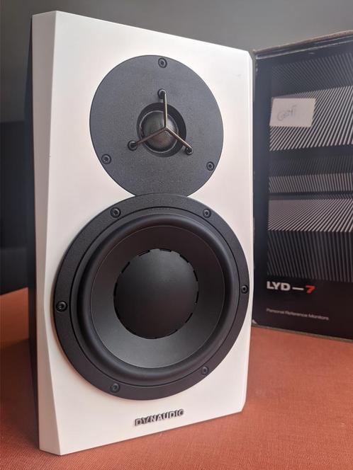 Dynaudio LYD7 monitor speakers, Audio, Tv en Foto, Luidsprekerboxen, Zo goed als nieuw, Front, Rear of Stereo speakers, Ophalen