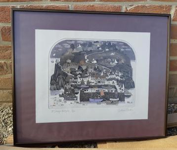 Moderne gravure van Graham Clarke, gesigneerd en genummerd beschikbaar voor biedingen