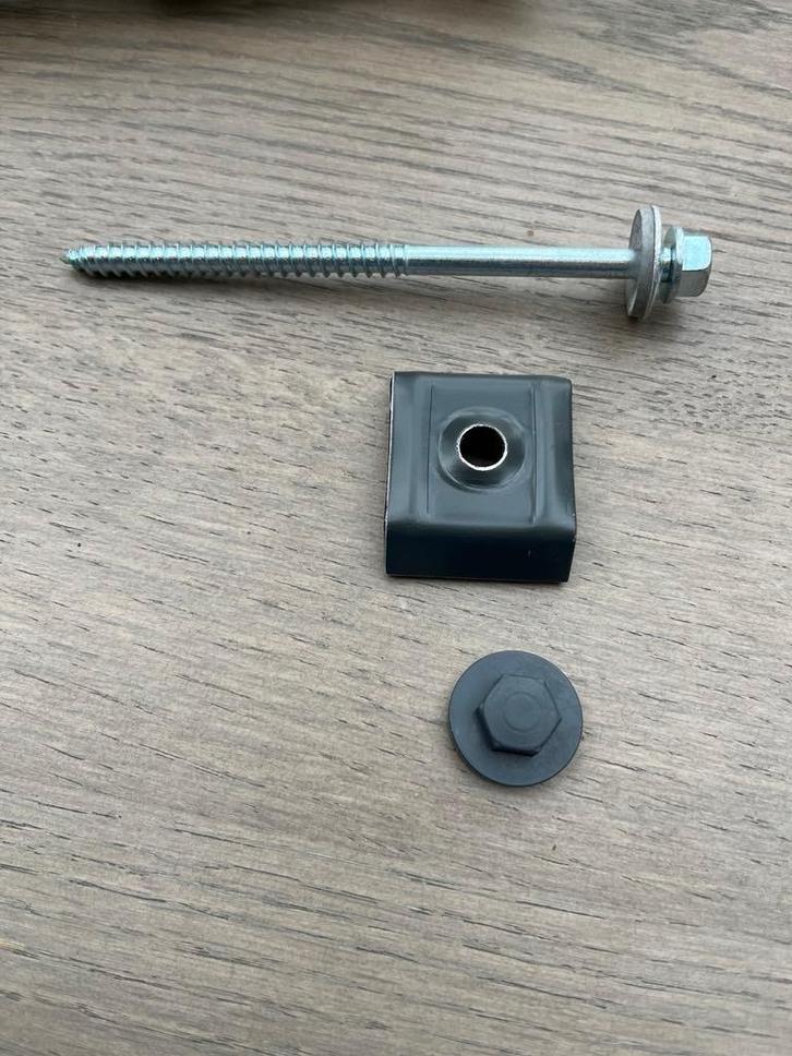 Zelfborende schroeven stalen dakplaten & gevelpanelen, Doe-het-zelf en Bouw, Dakpannen en Dakbedekking, Zo goed als nieuw, Overige typen