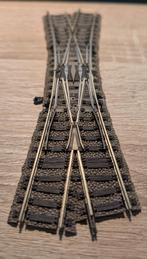 Fleischmann Profi HO 6165R Dubbele Kruiskoppeling rechts, Ophalen of Verzenden, Zo goed als nieuw, Rails, Fleischmann