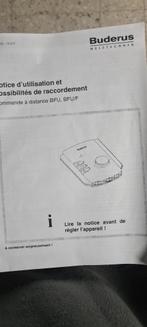 Thermostat buderus, Bricolage & Construction, Thermostats, Enlèvement, Neuf