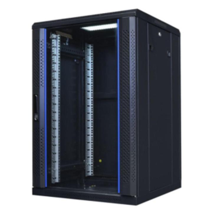 Nieuwe Patchkast 19 inch | 18U | 600 x 600 x 1000 mm, Computers en Software, Serverkasten, Nieuw, Glas, Glas, Ophalen