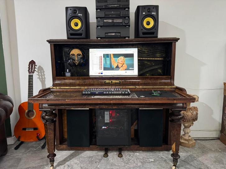 Pc tafel van piano gemakt, Musique & Instruments, Pianos, Comme neuf, Piano, Enlèvement