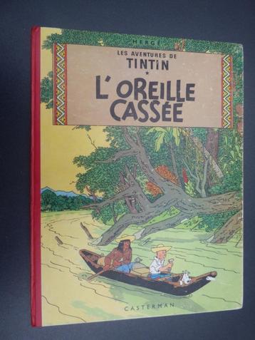 Aventure de TintinT6 L'oreille cassée B16 1956 disponible aux enchères