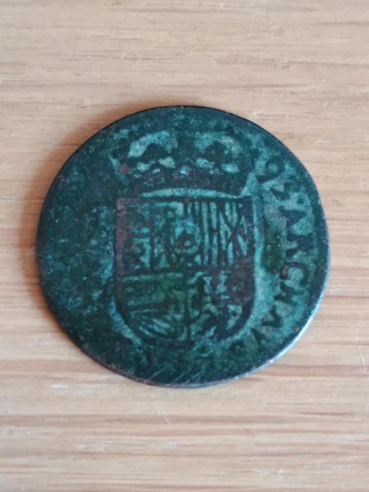 HERTOGDOM BRABANT 1 Liard 1693 - Charles II - GerdVanDijck, Postzegels en Munten, Munten | België, Losse munt, Overig, Ophalen of Verzenden