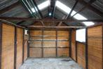 groot hout tuinhuis - garage, Tuin en Terras, Tuinhuizen, Ophalen, Hout, Tuinhuis
