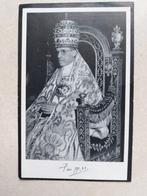 oud bidprentje Paus Pius XII, Envoi, Image pieuse