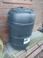 Regenton 210l met steun, Ophalen, Kunststof, Gebruikt, Met kraantje