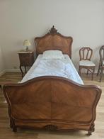 bed, Ophalen, Gebruikt, Eenpersoons, Bruin