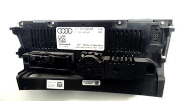 PANNEAU DE COMMANDE RADIATEUR A4 Avant (B8) (8T1820043AP), Utilisé, Audi