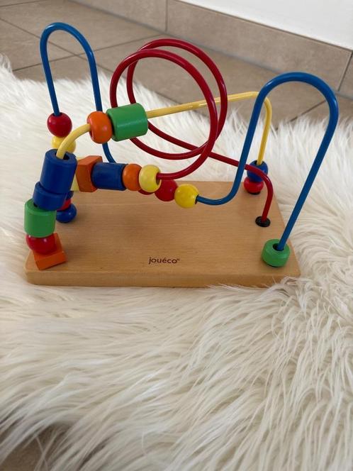 Jouéco Kralenbaan Junior 23,6 X 13,1 Cm Hout/staal, Kinderen en Baby's, Speelgoed | Houten speelgoed, Gebruikt, Overige typen