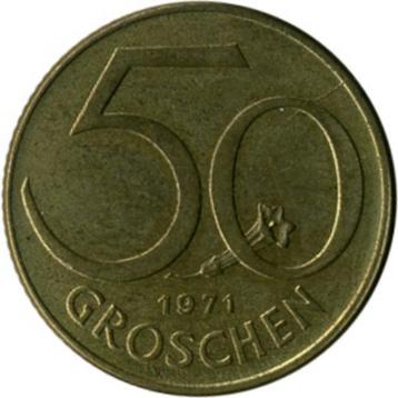 Autriche 50 groschen, 1971