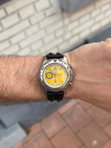 Rodania Chronograph Titanium – Gele wijzerplaat beschikbaar voor biedingen