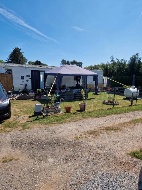 Staancaravan te koop in langdorp, sparrenhof.,,,,,mag blijve, Caravans en Kamperen, Stacaravans, Ophalen