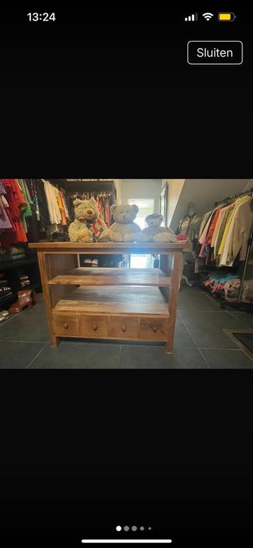 Prachtige mexicaanse teak kast  beschikbaar voor biedingen