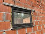 Aluminium (donker bruine) dubbel glas schuiframen, Doe-het-zelf en Bouw, Ophalen, Gebruikt