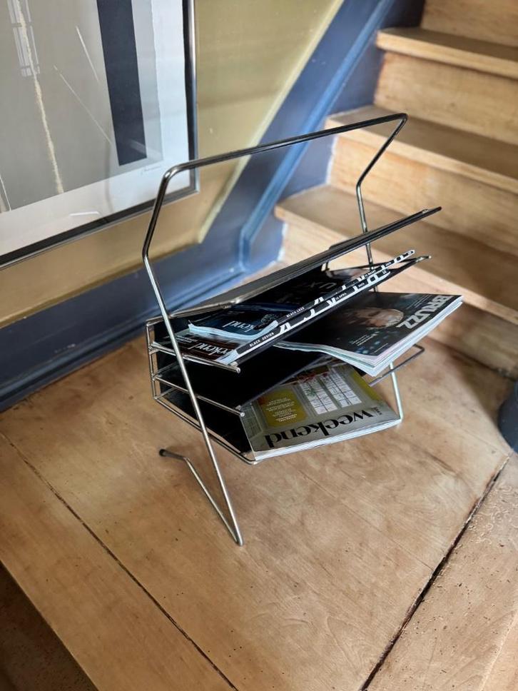 Midcentury magazinerek, Huis en Inrichting, Woonaccessoires | Krantenbakken en Lectuurbakken, Ophalen of Verzenden