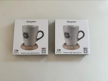Beper USB Mug Warmer - 2 stuks, Informatique & Logiciels, Clés USB, Enlèvement, Neuf, Beper