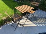 tafel + 2 stoelen, 2 zitplaatsen, Ophalen of Verzenden, Zo goed als nieuw, Tuinset