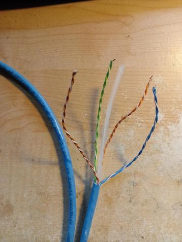Internetkabel - Ethernet Cat 6 U/ UTP 4 P IEC - met kern  beschikbaar voor biedingen