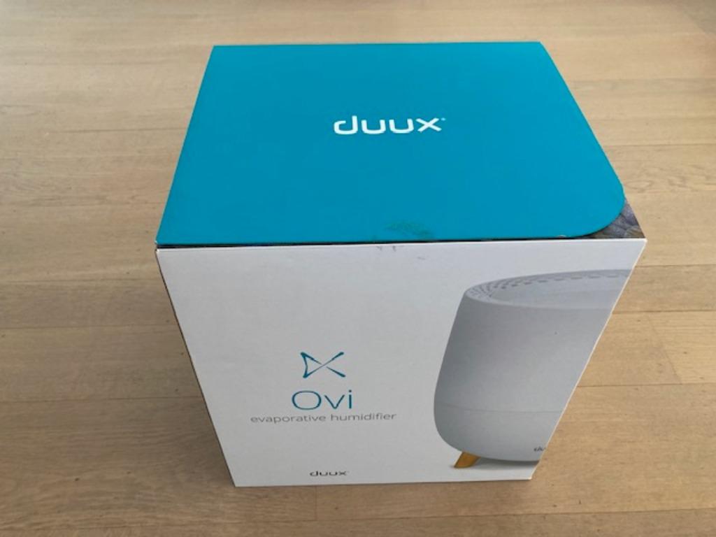 Luchtbevochtiger (duux) - beschermt parket tegen barsten, Ophalen, Nieuw