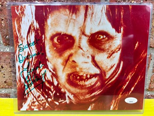 Linda Blair (The Exorcist) – Gesigneerde foto met JSA COA, Verzamelen, Film en Tv, Ophalen
