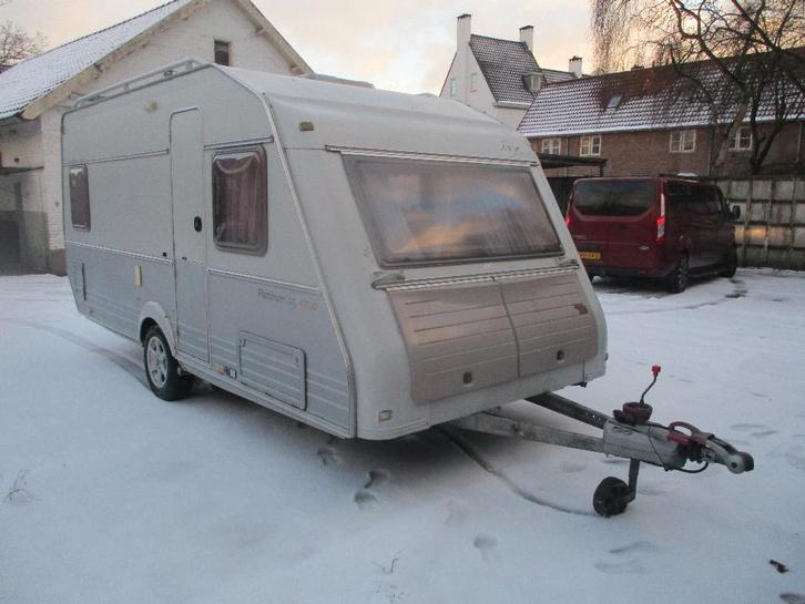 Mooie Kip PLatium 47 TDB LImited Edition met Mover, Caravans en Kamperen, Caravans, Particulier, tot en met 4, 1000 - 1250 kg