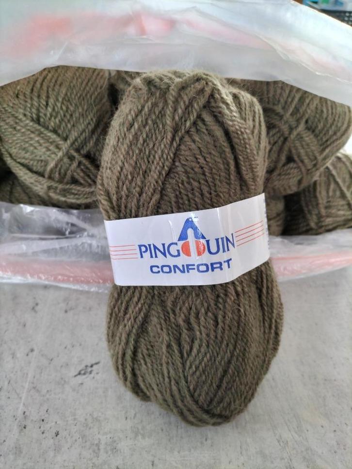 Pinguin groene, comfortabele garenbal (20 ballen)., Hobby en Vrije tijd, Breien en Haken, Ophalen of Verzenden