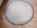 Tapis rond en laine de 2 mètres de diamètre, Maison & Meubles, Enlèvement, Gris, Rond