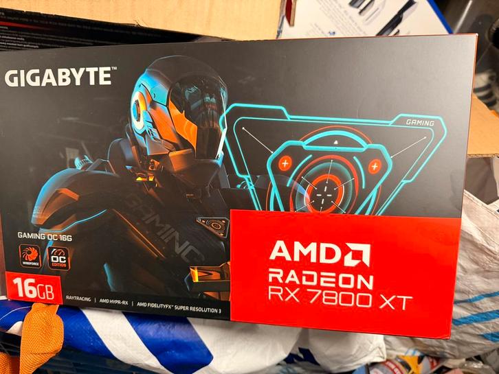 Rx7800xt 16g gddr6, Computers en Software, Videokaarten, Nieuw, AMD, PCI-Express 4.0, GDDR6, HDMI, DisplayPort, Ophalen of Verzenden