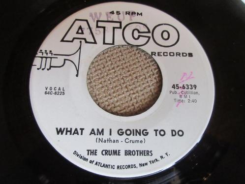 The crume brothers - What Am I Going To Do, CD & DVD, Vinyles | Pop, Utilisé, 1960 à 1980, Enlèvement ou Envoi