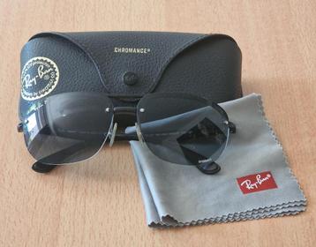Ray Ban Chromance RB 4275CH (601/BA) Polarized Blue Polar, Handtassen en Accessoires, Zonnebril, Zwart, Ophalen of Verzenden, Zo goed als nieuw
