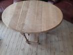 Antieke inklapbare tafel yit massief eikenhout.Zeldzaam!, Huis en Inrichting, Eikenhout, Ophalen