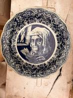 Oud Delfts blauw bord van Boch Frères, La Louvière, België., Enlèvement