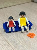 Playmobil figuren in sofa, Kinderen en Baby's, Ophalen of Verzenden, Zo goed als nieuw