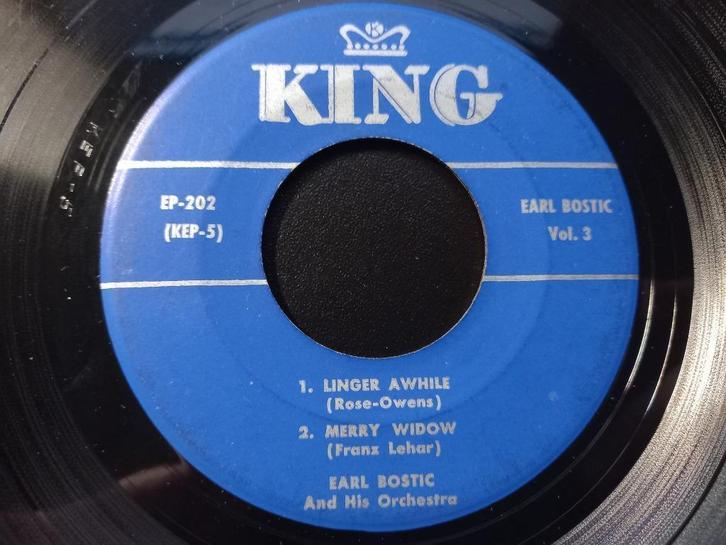 Earl Bostic And His Orchestra – Earl Bostic Vol .3 ' Ep, Cd's en Dvd's, Vinyl Singles, Gebruikt, EP, R&B en Soul, 7 inch, Ophalen of Verzenden