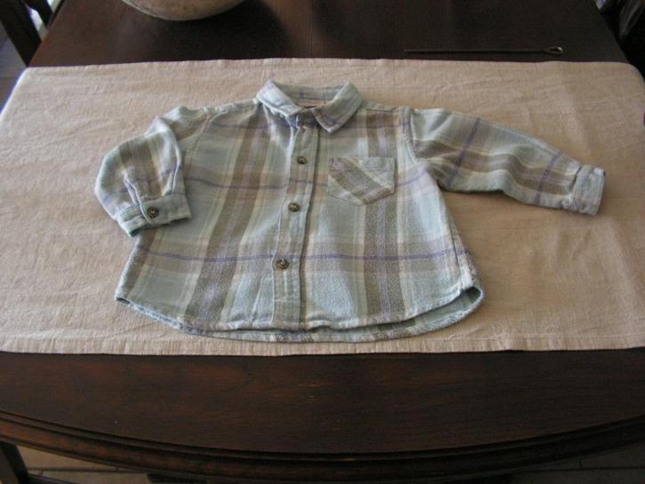 Houthakkershemd, Kinderen en Baby's, Babykleding | Maat 86, Zo goed als nieuw, Ophalen