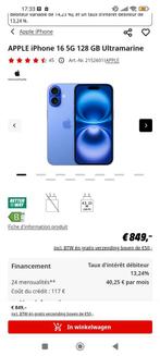 iPhone 16, Enlèvement ou Envoi, Comme neuf, IPhone 16