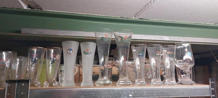 Carlsberg lotje glazen 10  stuks, Verzamelen, Biermerken, Ophalen of Verzenden