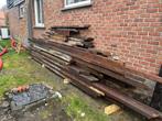 Houten balken, Doe-het-zelf en Bouw, Hout en Planken, Ophalen, Gebruikt, 300 cm of meer, Balk