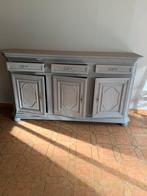 Landelijke, eiken dressoir met 8 stoelen., Ophalen, Zo goed als nieuw