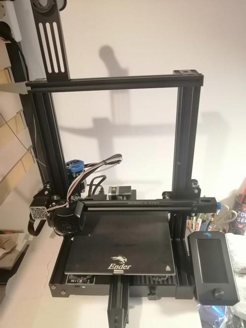 Creality Ender 3 V2 met upgrades, Computers en Software, 3D Printers, Zo goed als nieuw, Ophalen