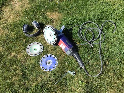 Prof schuurmachine merk Wolfs met extra diamantschijven, Doe-het-zelf en Bouw, Gereedschap | Schuurmachines, Gebruikt, 1200 watt of meer