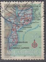 P0RTUGEES MOZAMBIQUE - Landkaart - 0,03 €, Postzegels en Munten, Ophalen of Verzenden