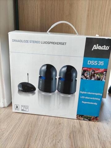 Draadloze stereoluidsprekerset Alecto DSS-35 beschikbaar voor biedingen