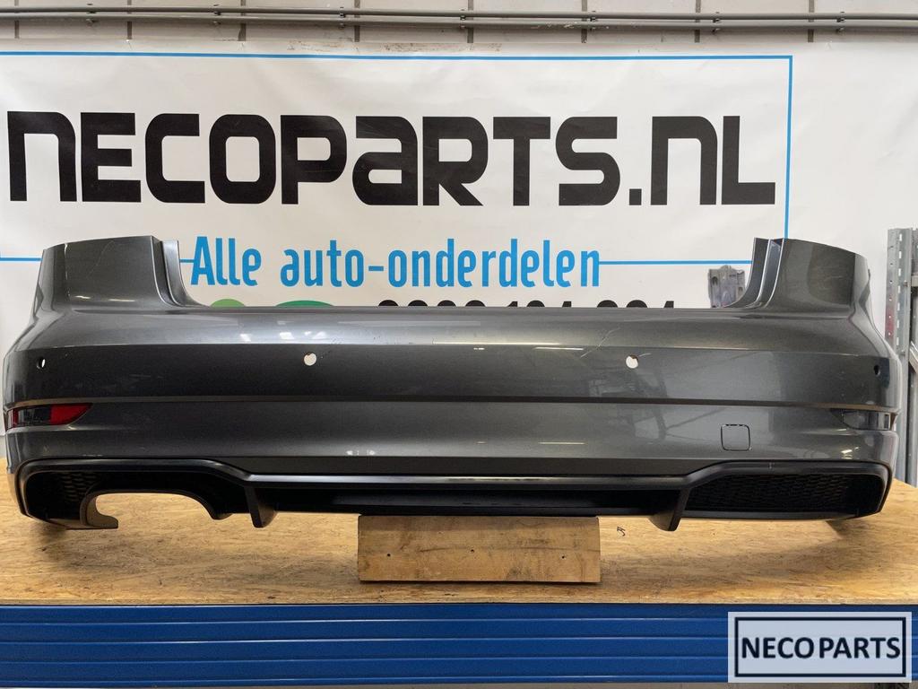 AUDI A3 8V 8V5 FACELIFT S LINE ACHTERBUMPER LIMOUSINE CABRIO, Gebruikt, -, -, Achter