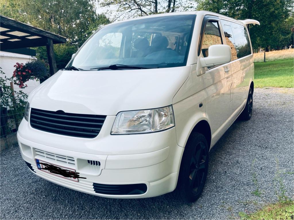 VW T5 MULTIVAN (UTILITAIRE) 1.9TDI 105 CH, Autos, Camionnettes & Utilitaires, 4 portes, 3 places, 4 cylindres, Blanc