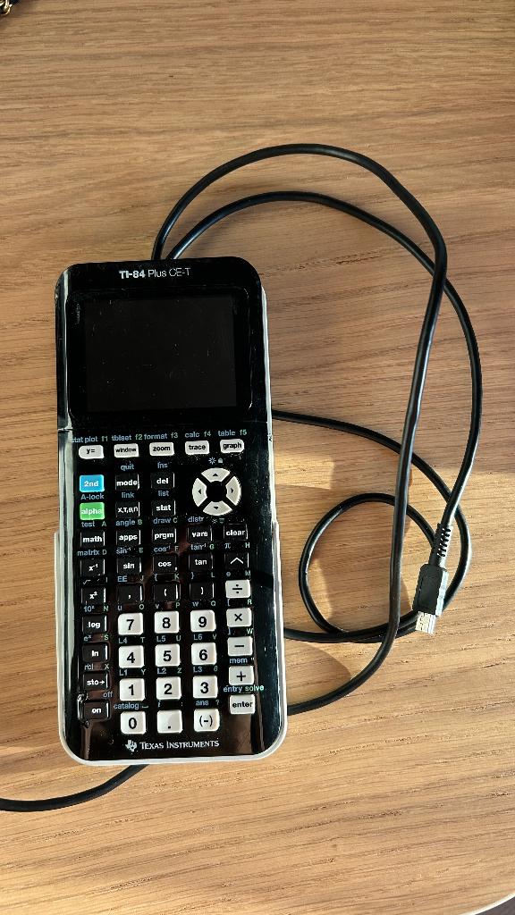 TI-84 Plus CE-T Python Edition - Grafische rekenmachine, Ophalen of Verzenden, Grafische rekenmachine, Zo goed als nieuw