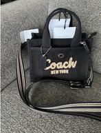 Coach cargo tote bag zwart/taupé SMALL (19x15x11cm) NIEUW, Enlèvement, Neuf, Noir, Sac à main