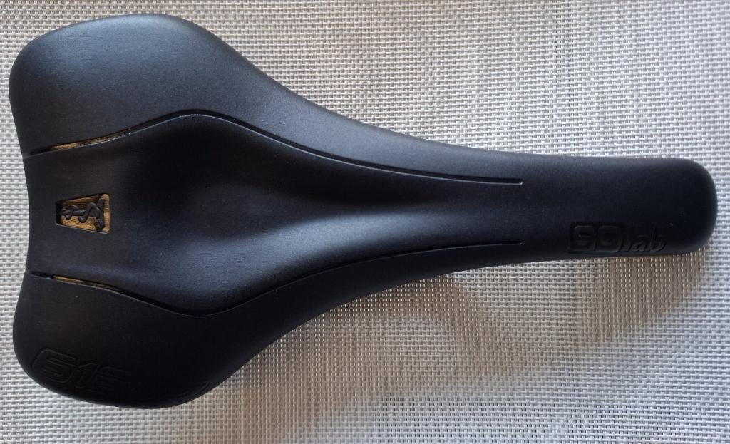 2x SQLAB 612 ERGOWAVE R S-TUBE ZADEL ZWART 13 cm, Ophalen of Verzenden, Gebruikt, Racefiets, Zadel